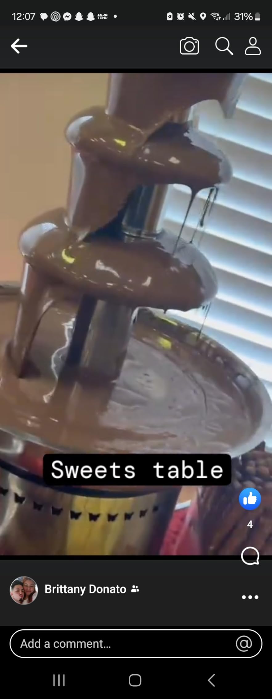 Chocolate Fountain 110V Electric 5-Tiers Digital Chocolate Fountain Melting Machine Heating Fondue Fountain, 4kg of chocolate customer photo 1