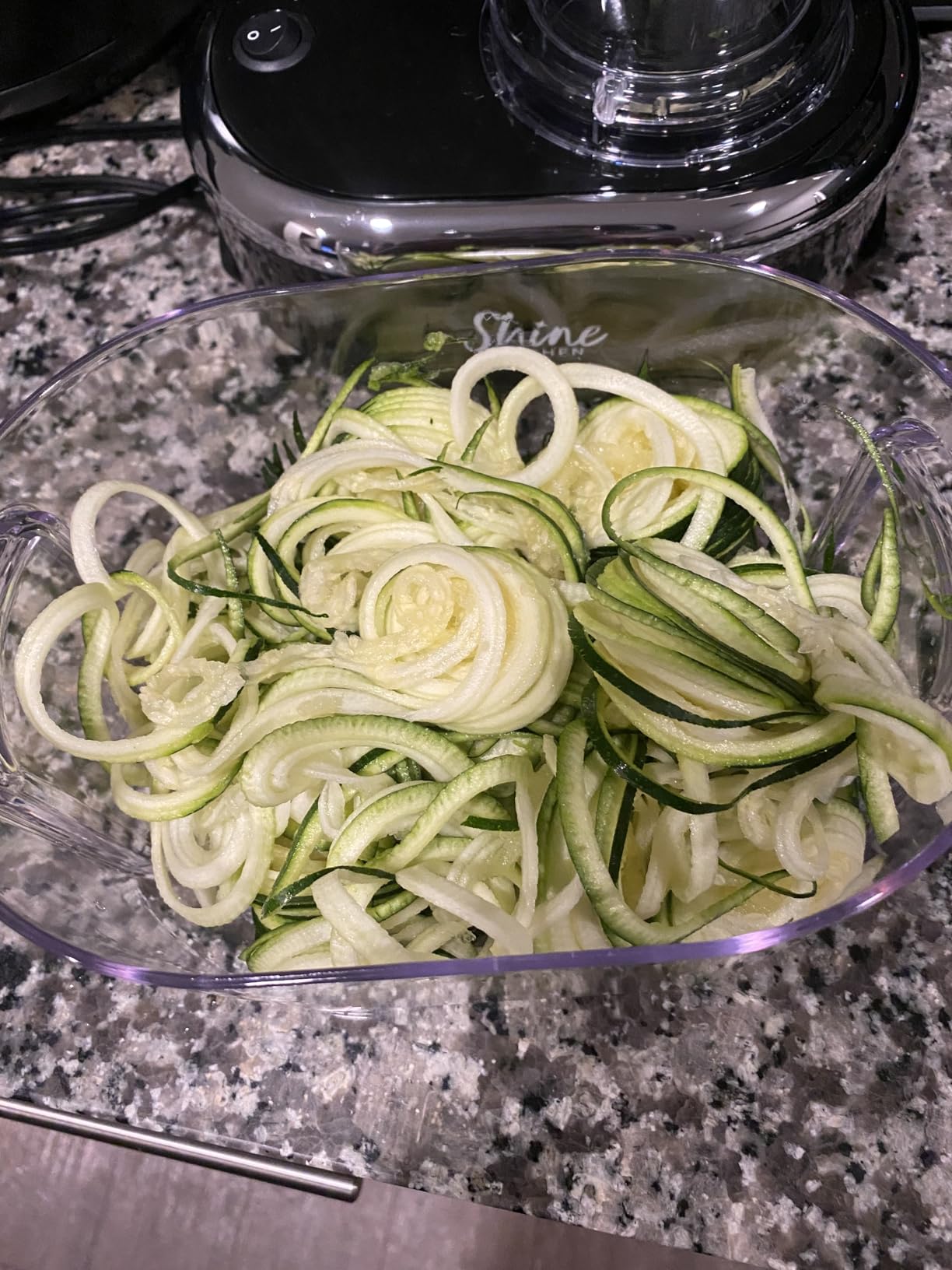 Shine Kitchen Co. SES-100 Electric Vegetable Spiralizer customer photo 1