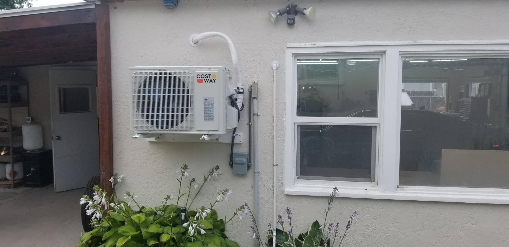 COSTWAY 12000BTU Mini Split Air Conditioner & Heater, 20 SEER2 115V Wall-Mounted Ductless AC Unit Cools Rooms up to 750 Sq. Ft, Energy Efficient Inverter AC with Heat Pump (Blast Series) customer photo 1