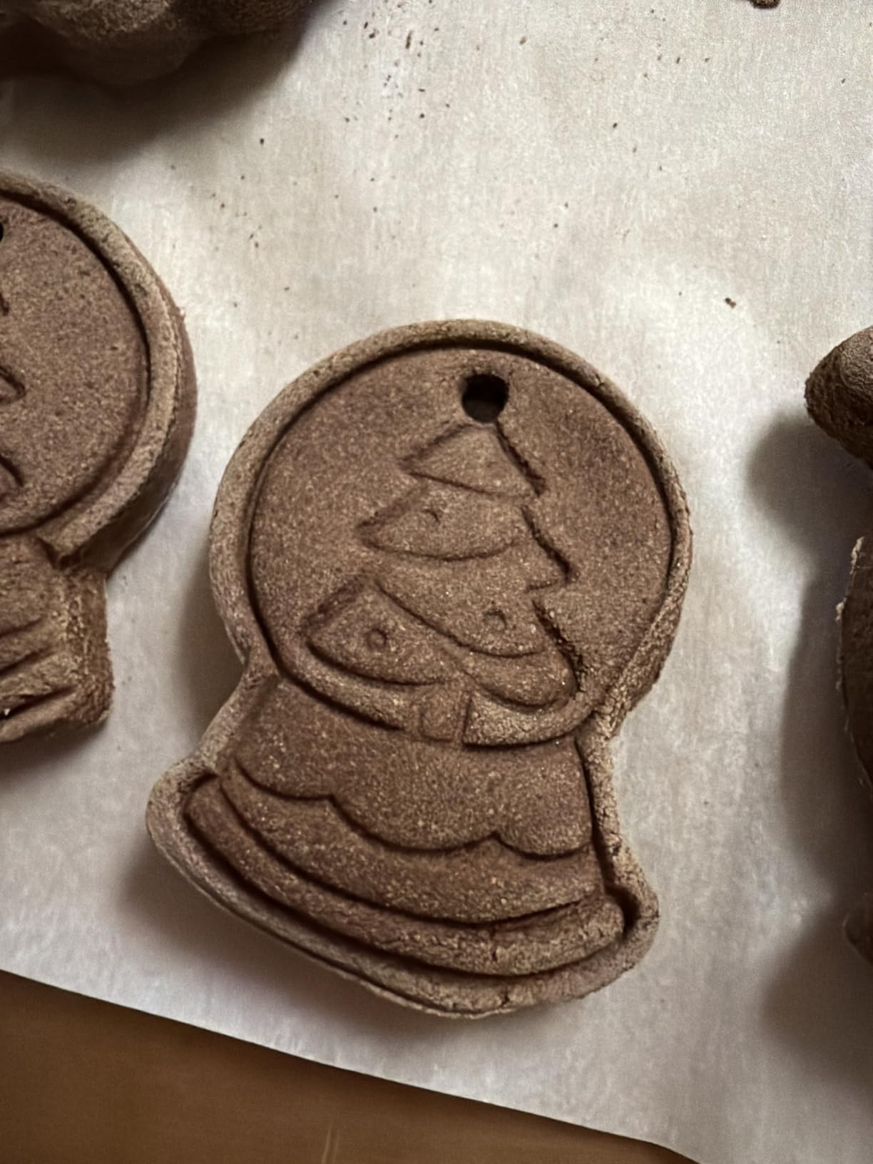 24 Pieces Christmas Cookie Stamps Gingerbread Cookie Cutters Xmas Embossing Santa Claus Elk Snowman Shapes 3D Plastic Cookie Molds for Baking Holiday Party Supplies customer photo 2