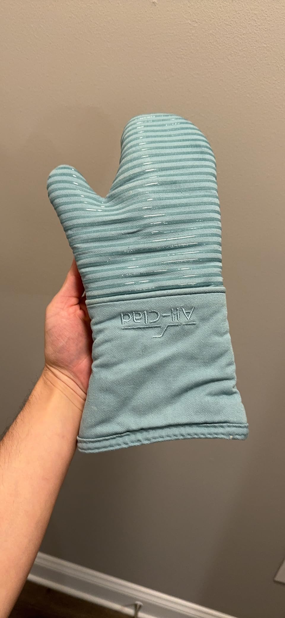 All-Clad Premium Silicone Oven Mitts, 2-Pack, Indigo customer photo 2