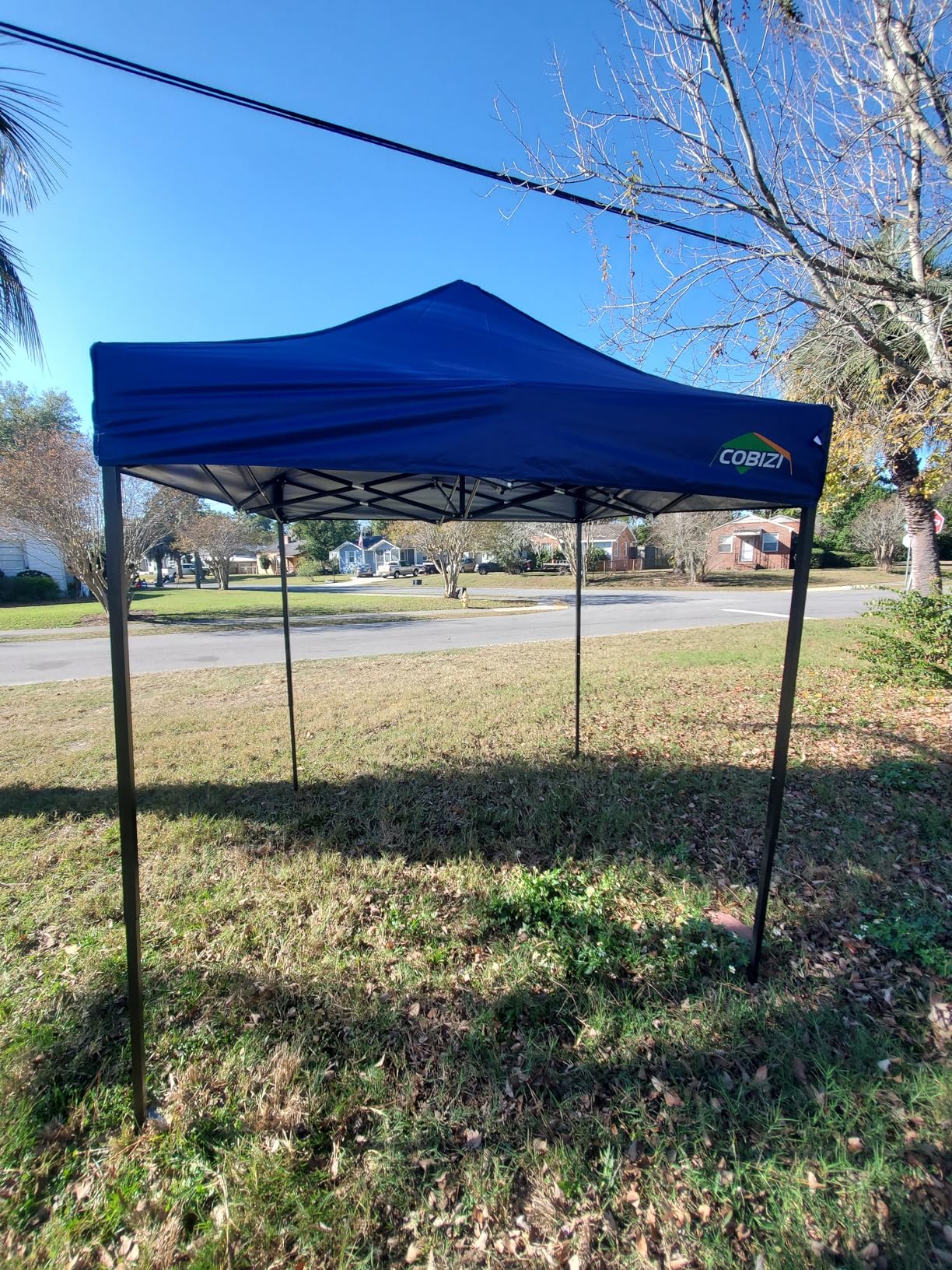 COBIZI 10x20 Heavy Duty Pop Up Canopy Tent with 6 Sidewalls Thicken Frame, Commercial Easy Up Outdoor Wedding Party Tents, All Season Waterproof Windproof with Stakes Sandbags Ropes Roller Bag, White customer photo 1