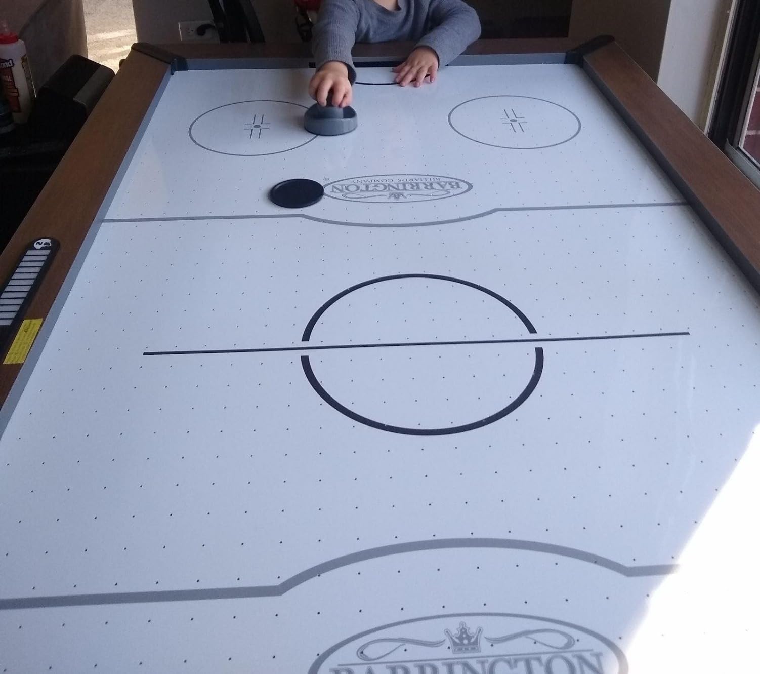 Barrington Billiards Air Hockey Table with Accessories, Perfect for Family Game Rooms customer photo 1