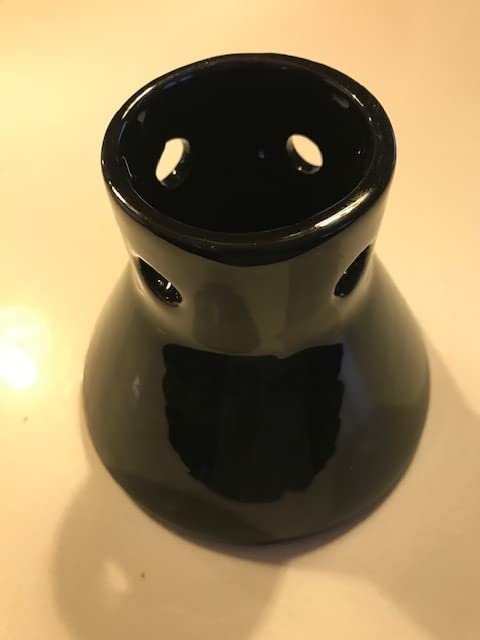 2 Pack Ceramic Beer Can Chicken Holder for Grill - Vertical Chicken Roaster for Even Browning & Crispy Skin, Chicken Throne for Adding Extra Flavor & Moisture to Chicken, Non-Stick Steamer Holder customer photo 1