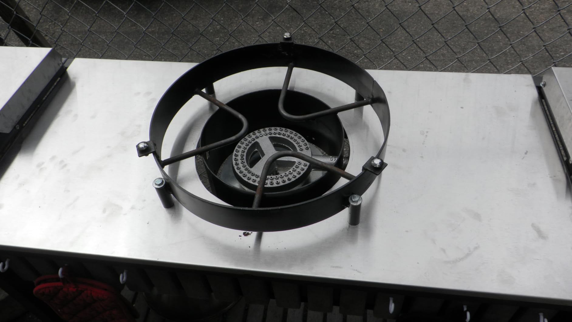 Cast Iron Propane Burner Head 60000 BTU with Brass Fitting Orifice (SH12RH - DIY Burner & Regulator) customer photo 1