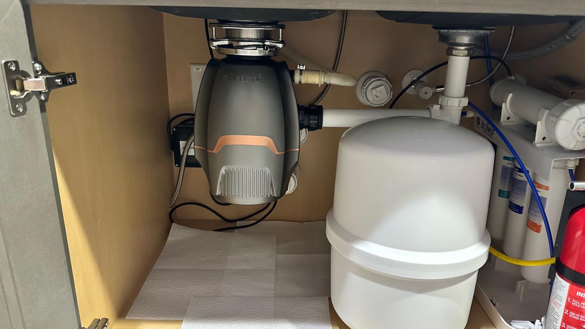 Trifecte Pro 3/4 HP Garbage Disposals with Sound Reduction, Food Waste Continuous Feed Garbage Disposal with Power Cord, Dishwasher Hook Up customer photo 1