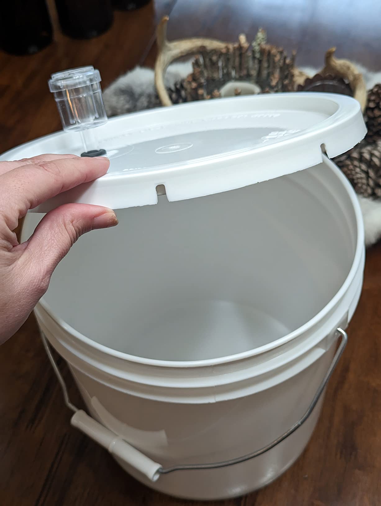North Mountain Supply 2 Gallon Fermenting Bucket with 2-Piece Airlock customer photo 2