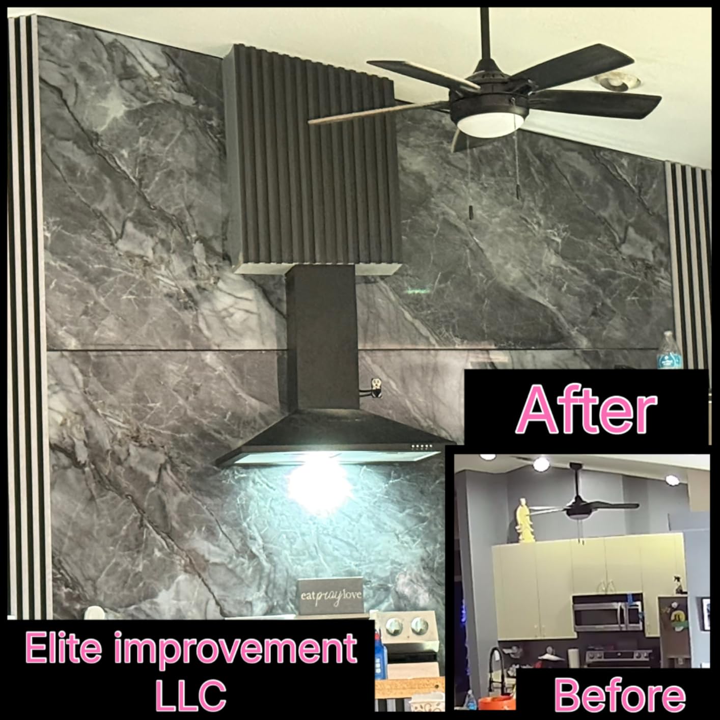 SNDOAS Range Hood 30 inch, Wall Mount Range Hood in Stainless Steel With Ducted/Ductless Convertible, Stove Vent Hood with Aluminum Filters, 3 Speed Exhaust Fan, LED Light, Button Control customer photo 1