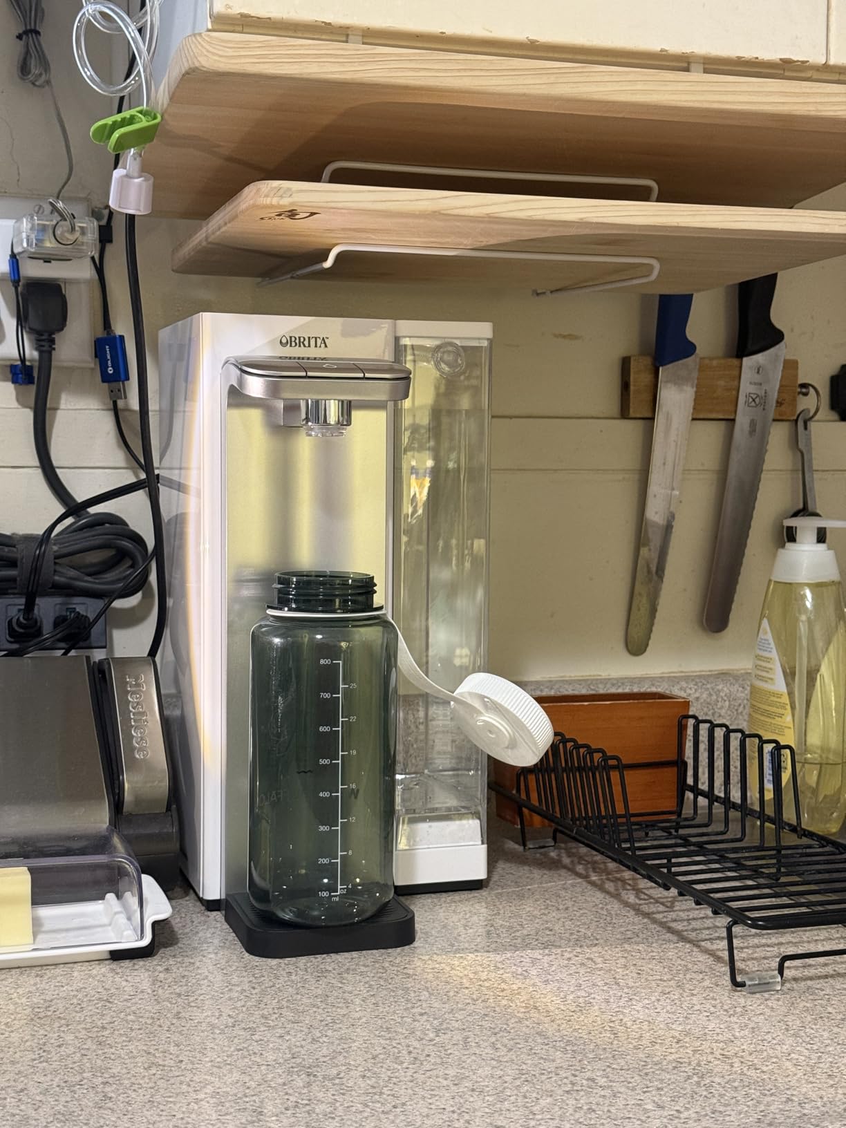 Brita Hub Instant Powerful Countertop Water Filter System, Reduces 70+ Contaminants, 12 Cup Water Reservoir, Includes 6 Month Carbon Block Filter, White, 87340 customer photo 2