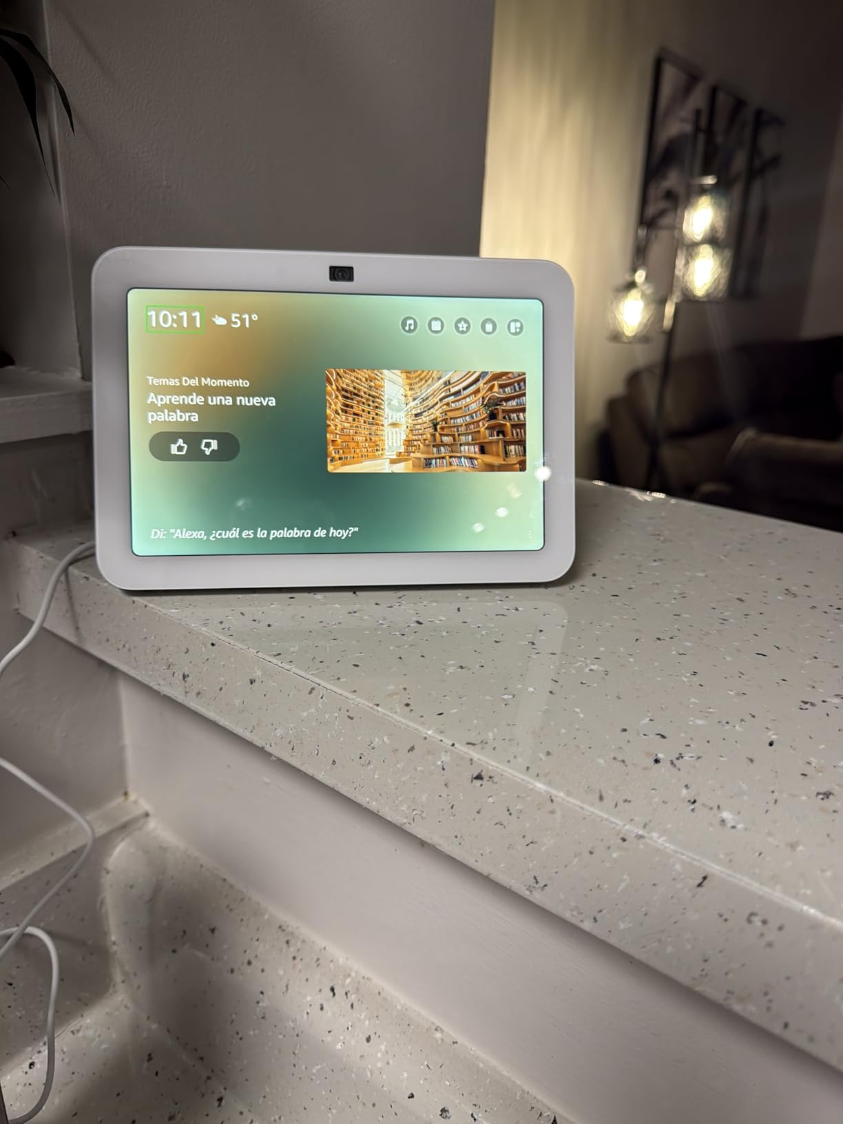 Echo Show 8, With Spatial Audio, Smart Home Hub, ideal for open living spaces, Designed for Alexa+, Charcoal customer photo 2