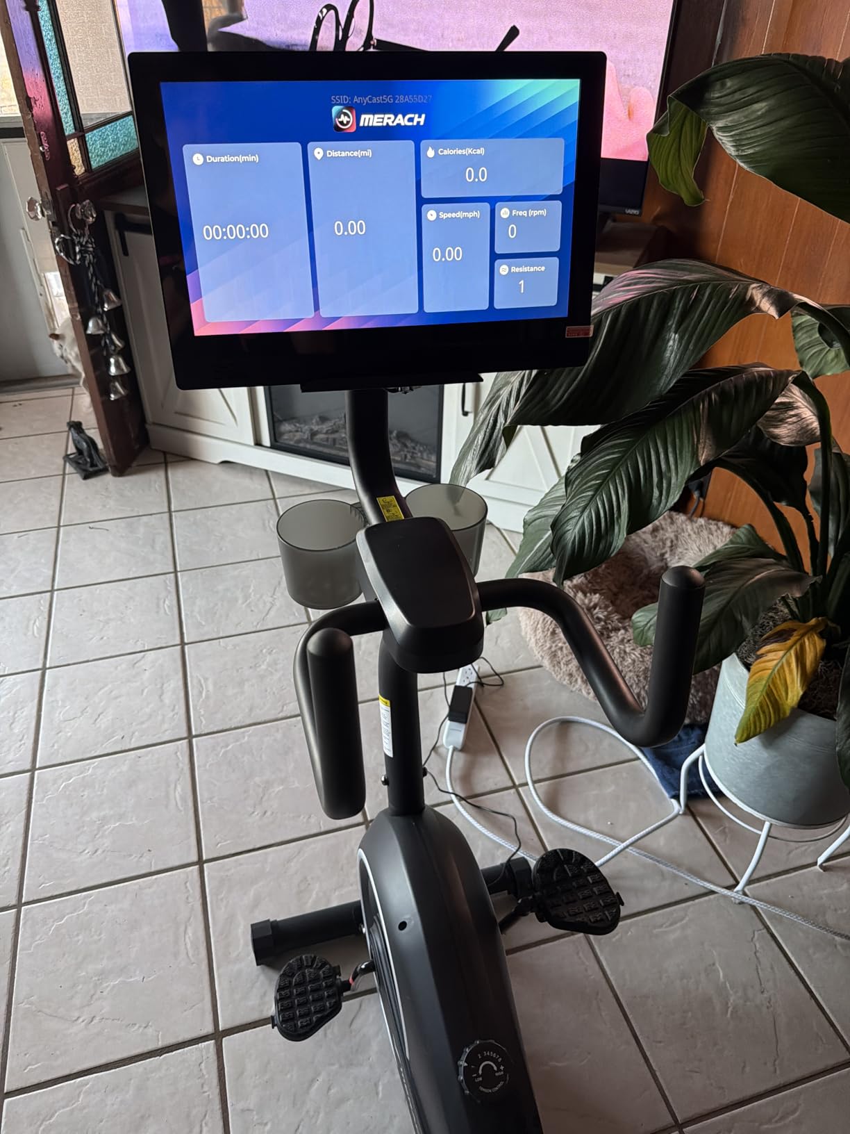 MERACH Recumbent Exercise Bikes for Home with Smart Bluetooth App customer photo 2