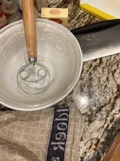 Maxjoy Danish Dough Whisk for Bread Sourdough Baking Mixing - Stainless Steel Hook with Wooden Handle customer photo 1