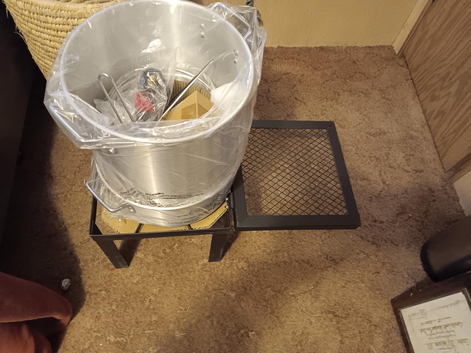 ROVSUN 30QT Turkey Fryer & 10QT Fish Fryer Kit w/ 55,000BTU Propane Stove, Aluminum Outdoor Deep Fryer & Seafood Boiler Steamer w/Baskets, Thermometer, Marinade Injector, Turkey Rack & Rack Lifter customer photo 2