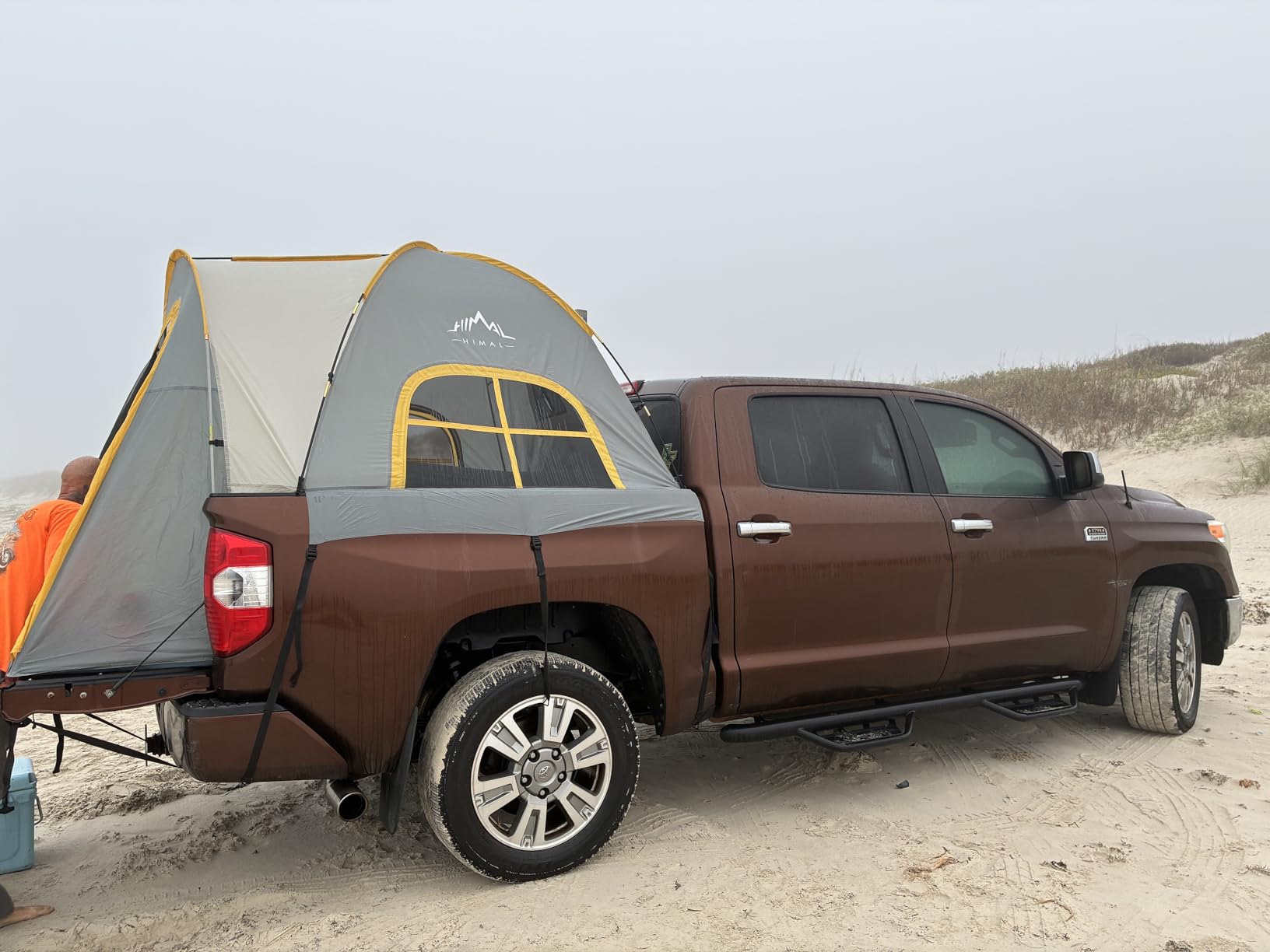 Pickup Truck Tent, Waterproof PU2000mm Double Layer for FT Truck Bed, Portable Bed Tent for Camping customer photo 2