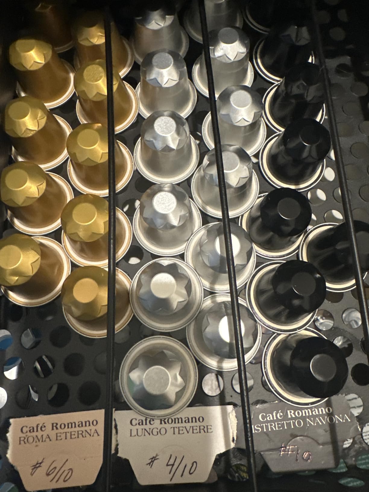 Organic USDA Café Romano Coffee Aluminum Espresso Pods For Nespresso Original Machine 100 Pack Italian Espresso Coffee (Variety pack) customer photo 1