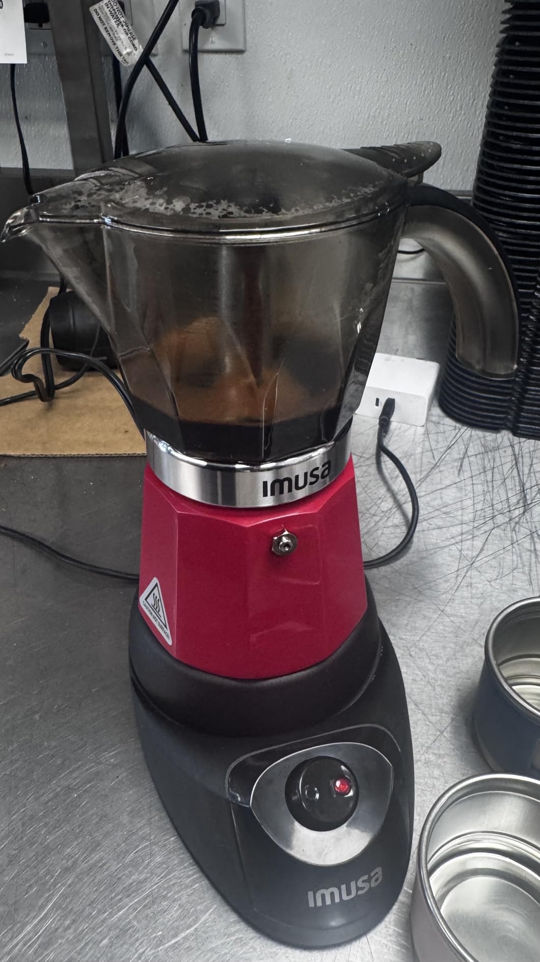 IMUSA 6 or 3 Cup Electric Espresso Maker Black Coffee Machine for Cuban Coffee, Moka and Espresso Drinks customer photo 1