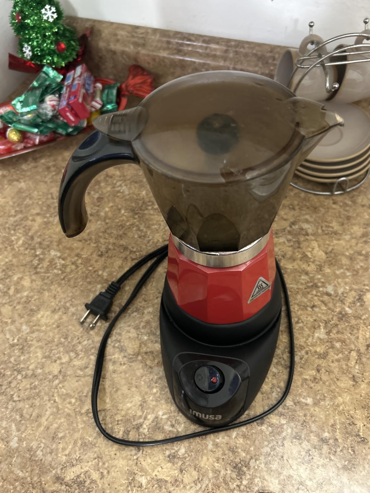 IMUSA 6 or 3 Cup Electric Espresso Maker Black Coffee Machine for Cuban Coffee, Moka and Espresso Drinks customer photo 2