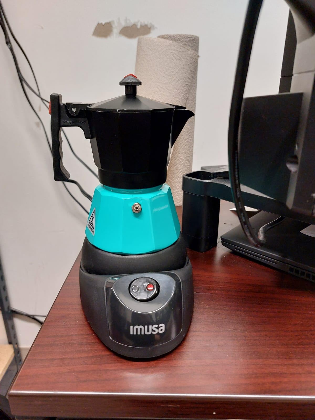 IMUSA 3 or 2cup Electric Espresso Maker, Purple customer photo 2