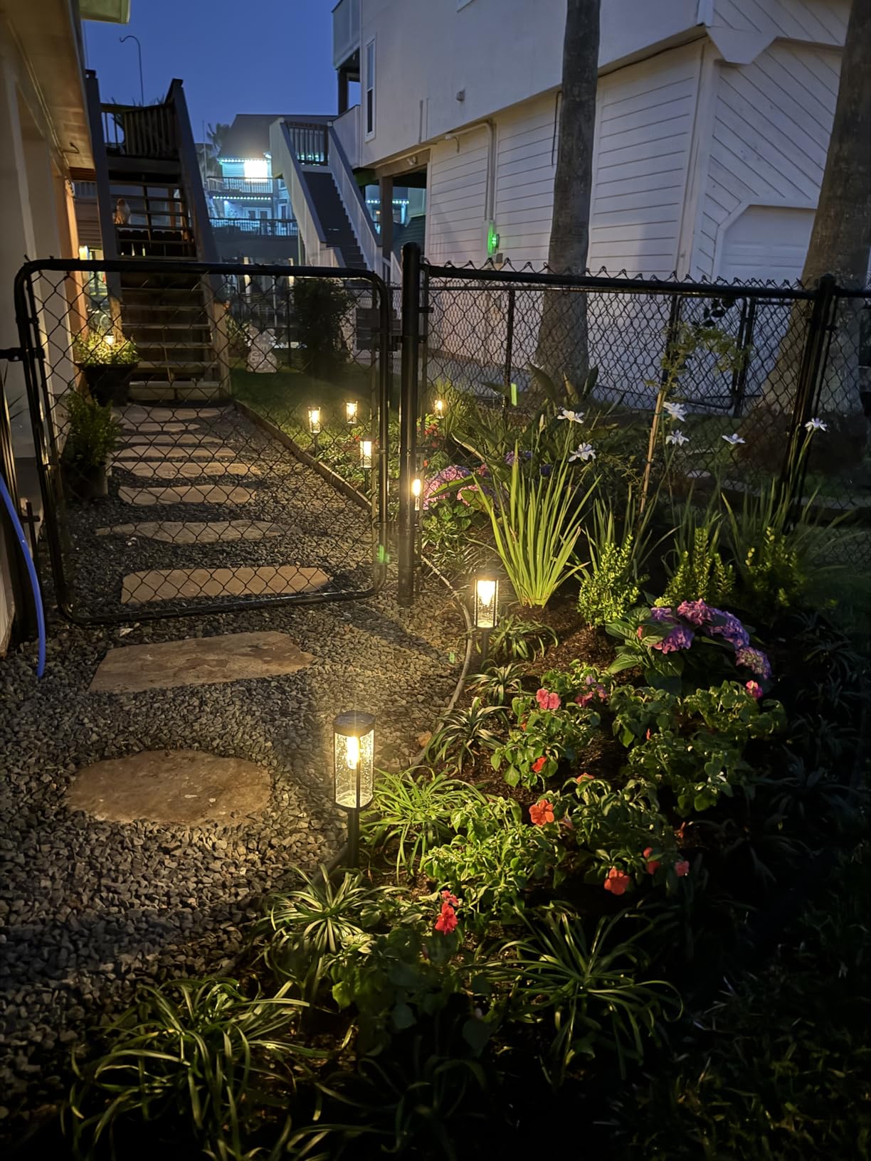 Bright Solar Pathway Lights Outdoor, 8 Pack Solar Powered Garden Lights Waterproof IP65, Auto On/Off Outdoor Light for Lawn Patio Walkway Driveway Decor Landscape Lighting customer photo 1
