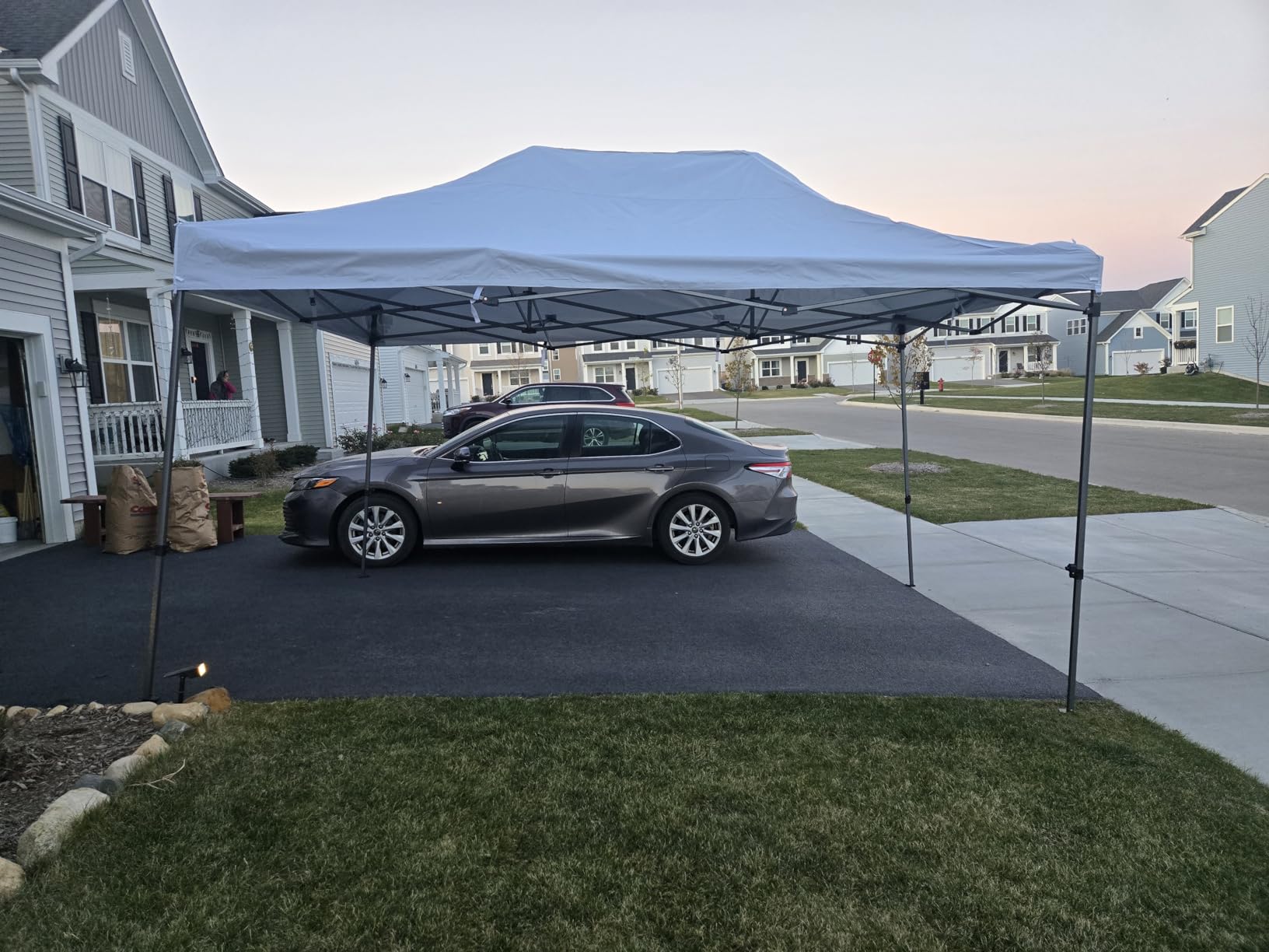 Sophia & William Tents for Parties Party Tent 16x20 ft, Outdoor Canopy Carpas para Fiestas Heavy Duty, Large Waterproof Patio Event Wedding Tent White with Sidewalls Walls for Backyard customer photo 1