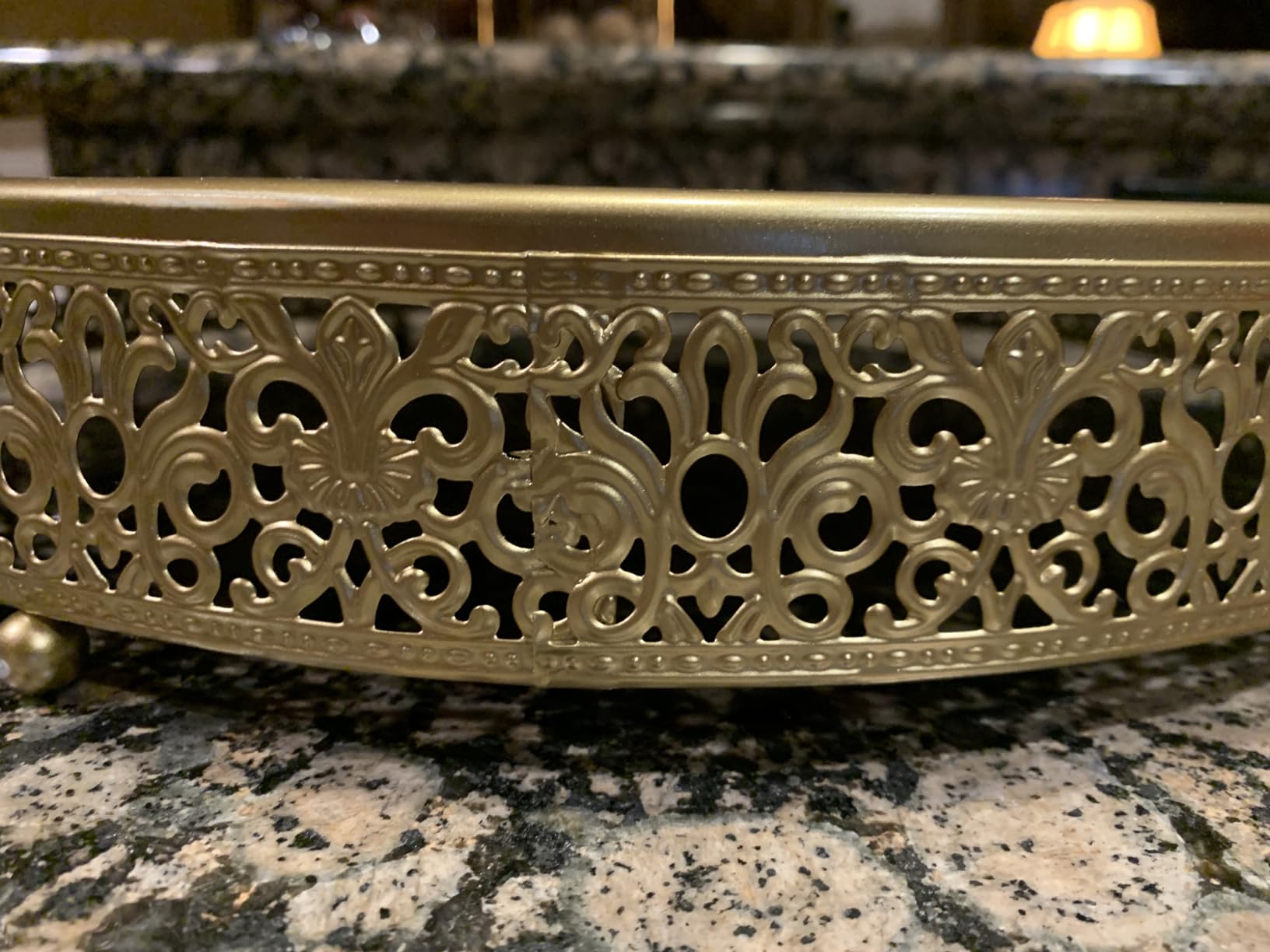 Cake Stand, Metal Round Cupcake Dessert Stand Cake Display Holder Cookies Fruit Serving Tray Decor for Wedding Party Birthday Baby Showers Anniversary (12in, Gold) customer photo 1