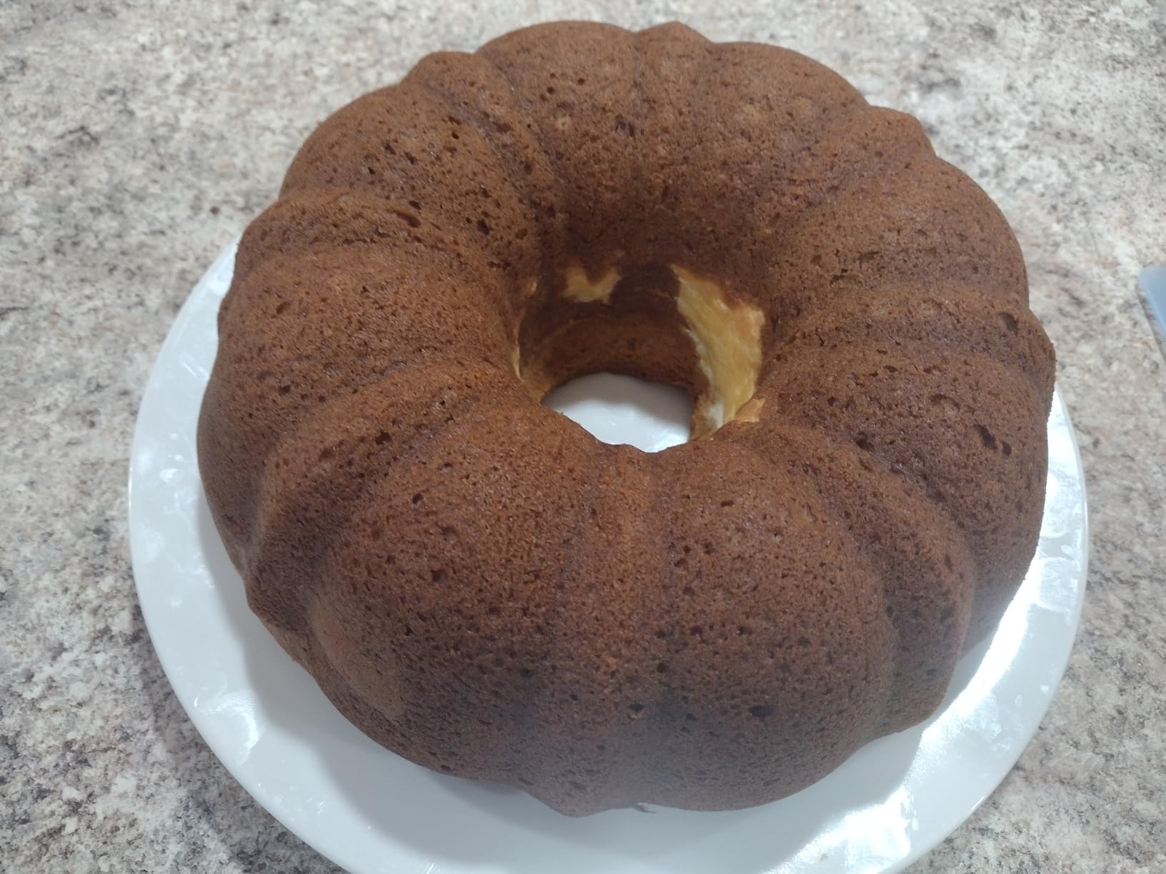 10-Inch Nonstick Cake Pan, Fluted Tube Pan for Pound Cakes, Muffins, Angel Food Cake, Coffee Cake, and More - Easy Release, Dishwasher Safe, Oven Safe, Heavy Duty customer photo 2