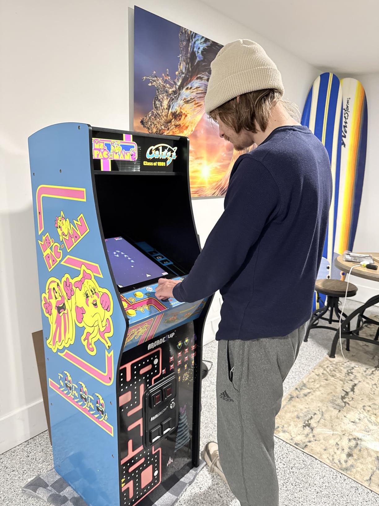 ARCADE1UP Class of 81' Deluxe Arcade Machine for Home - 5 Feet Tall - 12 Classic Games customer photo 1