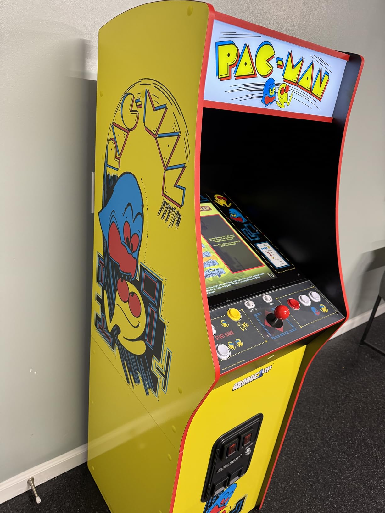Arcade1Up PAC-Man Deluxe Arcade Machine for Home - 5 Feet Tall - 14 Classic Games customer photo 2