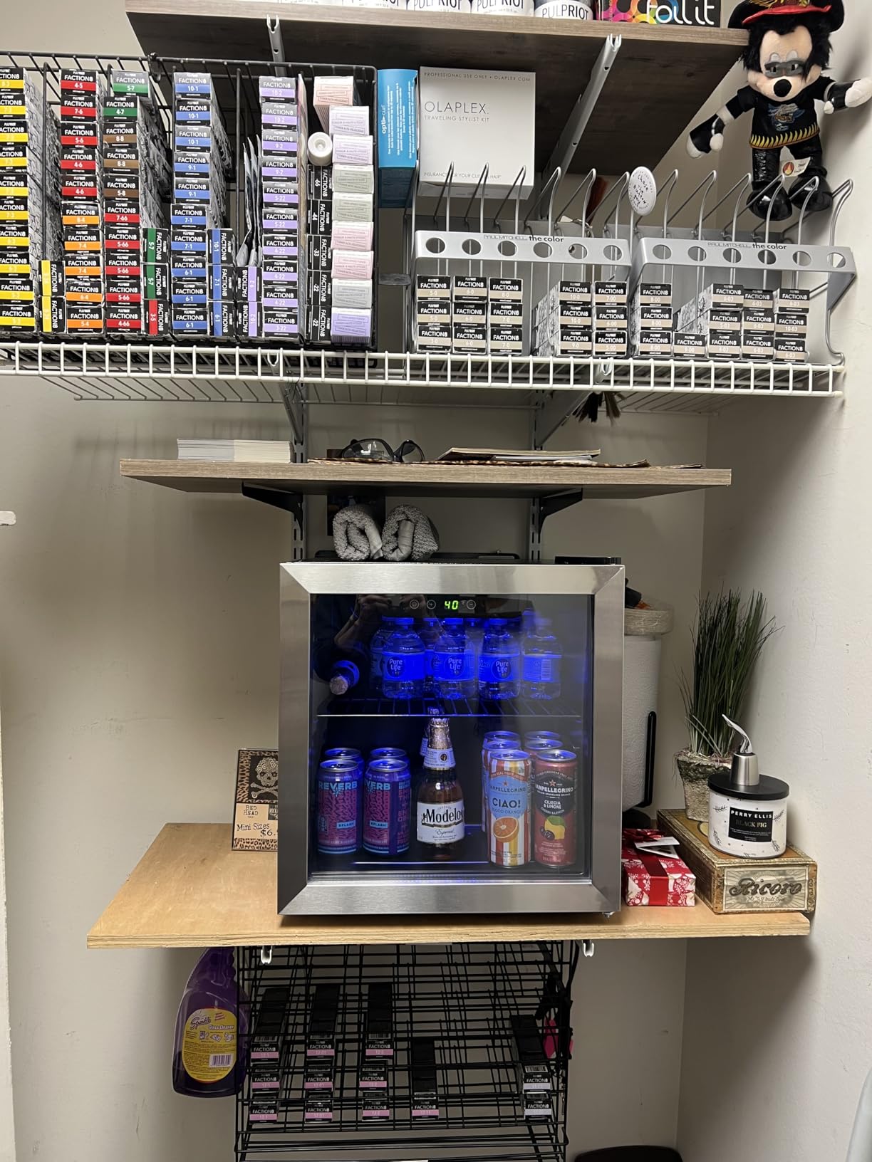Antarctic Star Beverage Refrigerator Cooler 68 Can, Mini Fridge with Glass Door for Beer Drinks Wine, Freestanding Small Fridge with Electronic Temperature Control for Home and Bar, 1.7 cu.ft customer photo 2