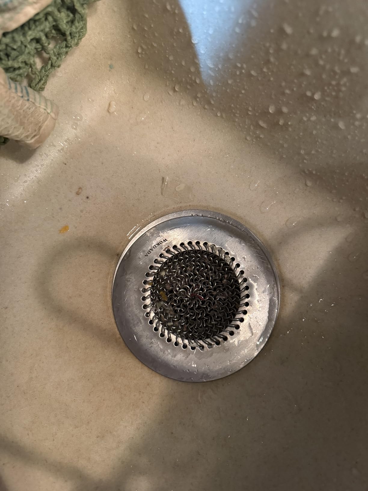 Revolutionary Kitchen Sink Drain Strainer/Patented Reversible Chain Mesh, Effortless Cleaning & Debris Catcher, Large Capacity, No Clog, 304 Stainless Steel & Rust-Proof/Handmade customer photo 2