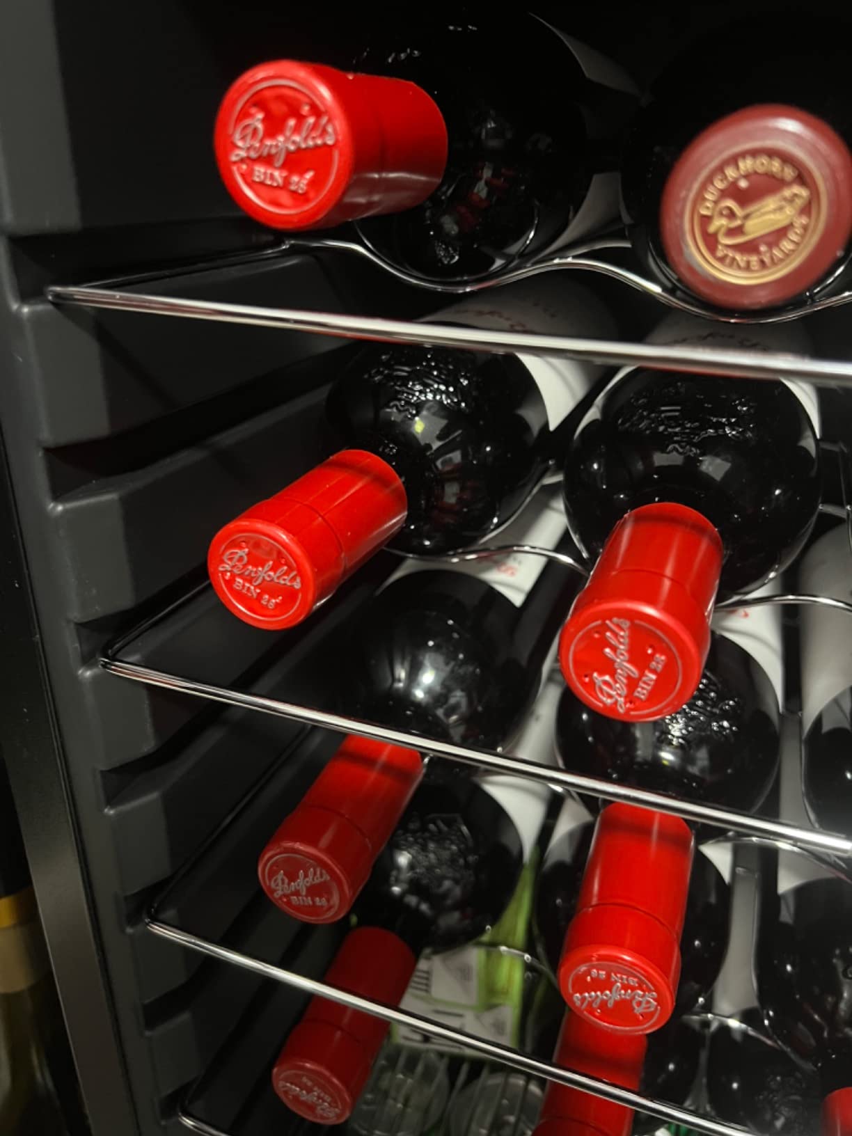 15 Inch Wine Cooler Refrigerator Under Counter, 28 Bottle Dual Zone Wine Fridge, Stainless Steel Built-in/Freestanding Wine Cooler, 40-65°F Tempered Glass Door/Temperature Memory Fit Red & White Wine customer photo 2