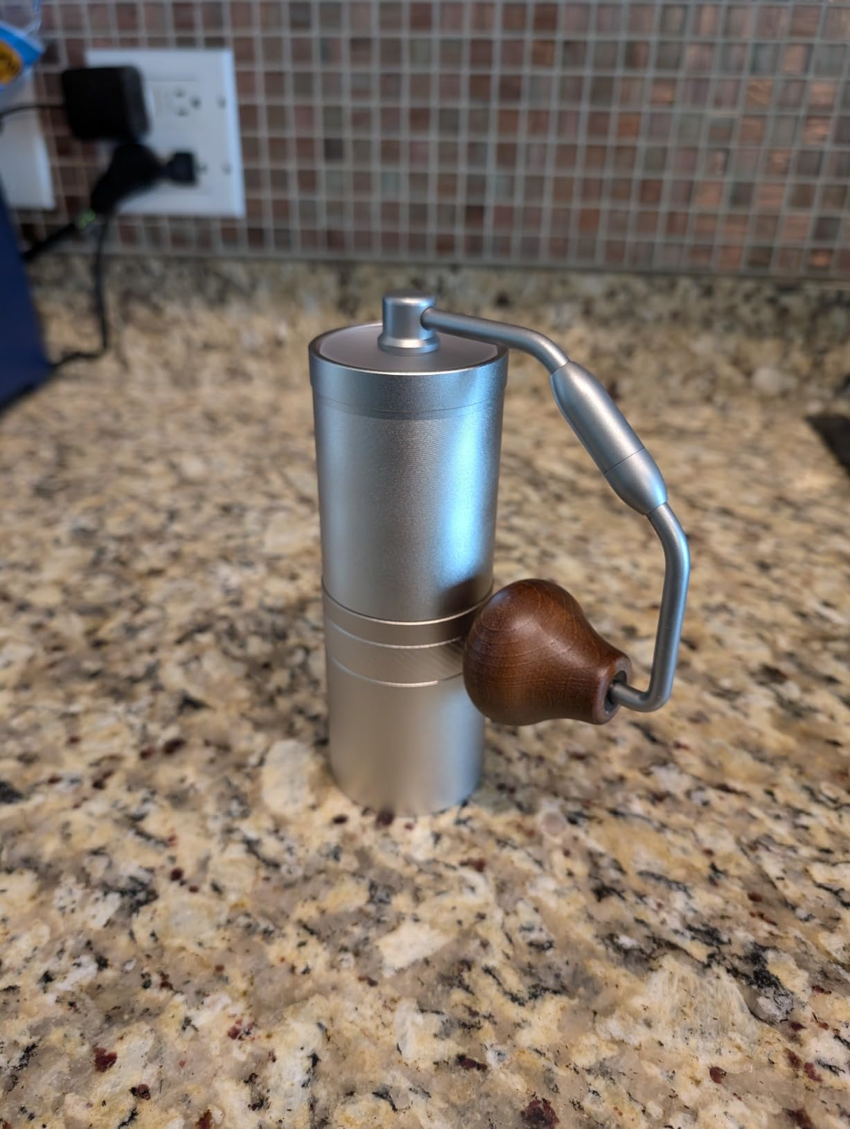 1Zpresso J Manual Coffee Grinder Silver Capacity 35g with Assembly Stainless Steel Conical Burr - Numercial Internal Adjustable Setting customer photo 1