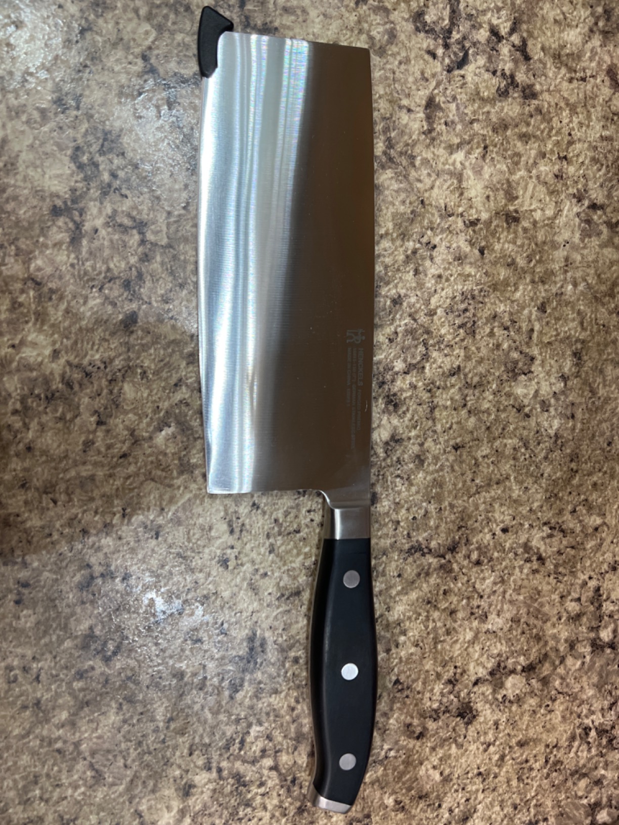 ZWILLING Henckels Statement 6-inch Meat Cleaver, Black customer photo 2