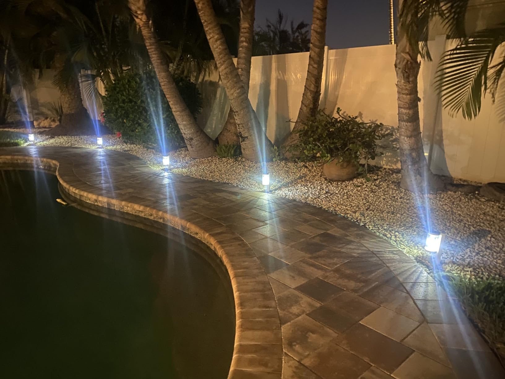 Solar Pathway Lights Outdoor, 6 Pack Upgraded Outdoor Solar Lights for Outside Super Bright Up to 12Hrs, IP65 Waterproof Solar Garden Lights for Yard Path Walkway Decor Landscape Lighting customer photo 2