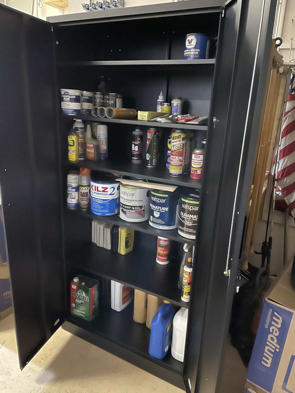 Letaya Metal Garage Storage Cabinets with Lock - 72