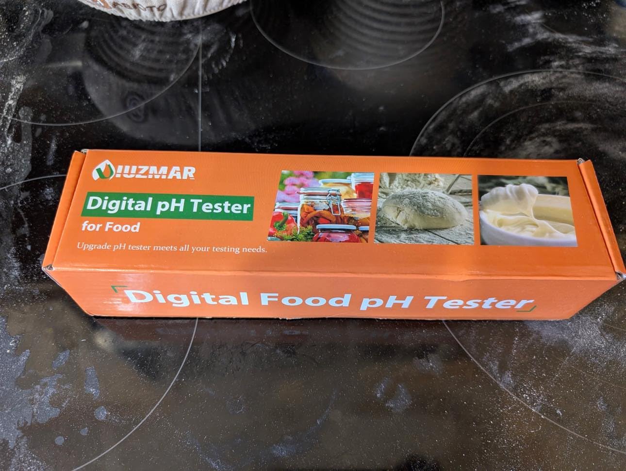 pH Tester for Food Digital pH Meter for Sourdough Starter and Dough Spear Sensor Food pH Kit Works for Fermented Sausages Cheese Sushi Rice Canned Jam Soapmaking and Other Solid Semi-Solid customer photo 1