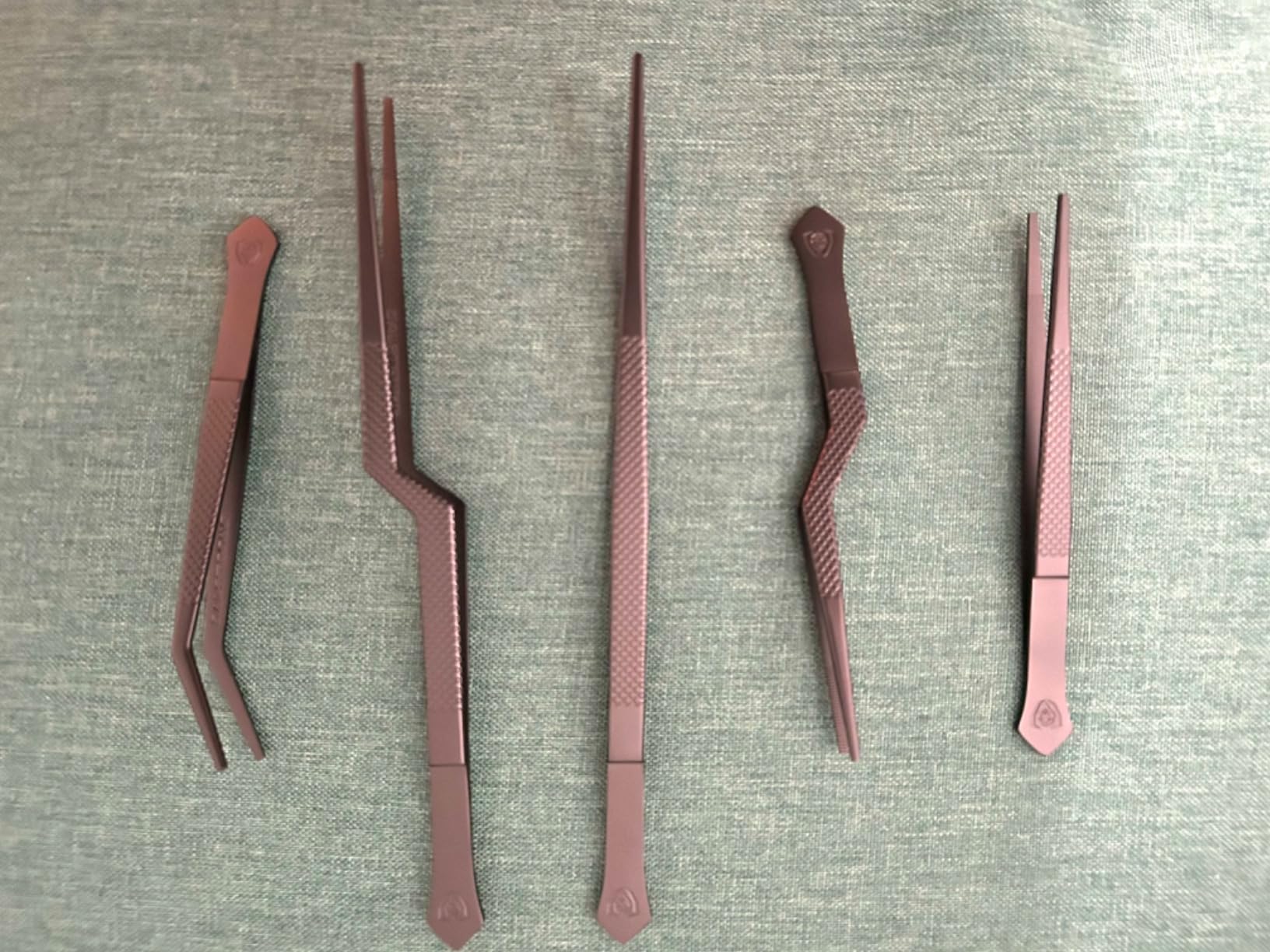 DALSTRONG Professional Plating Tweezers - 2 Piece Set - 10 inch Straight+Wide Tip High-Precision - Black Titanium Coating - Plating, Multi-use - 304 Stainless Steel - Culinary Fine Use - Kitchen Tongs customer photo 2