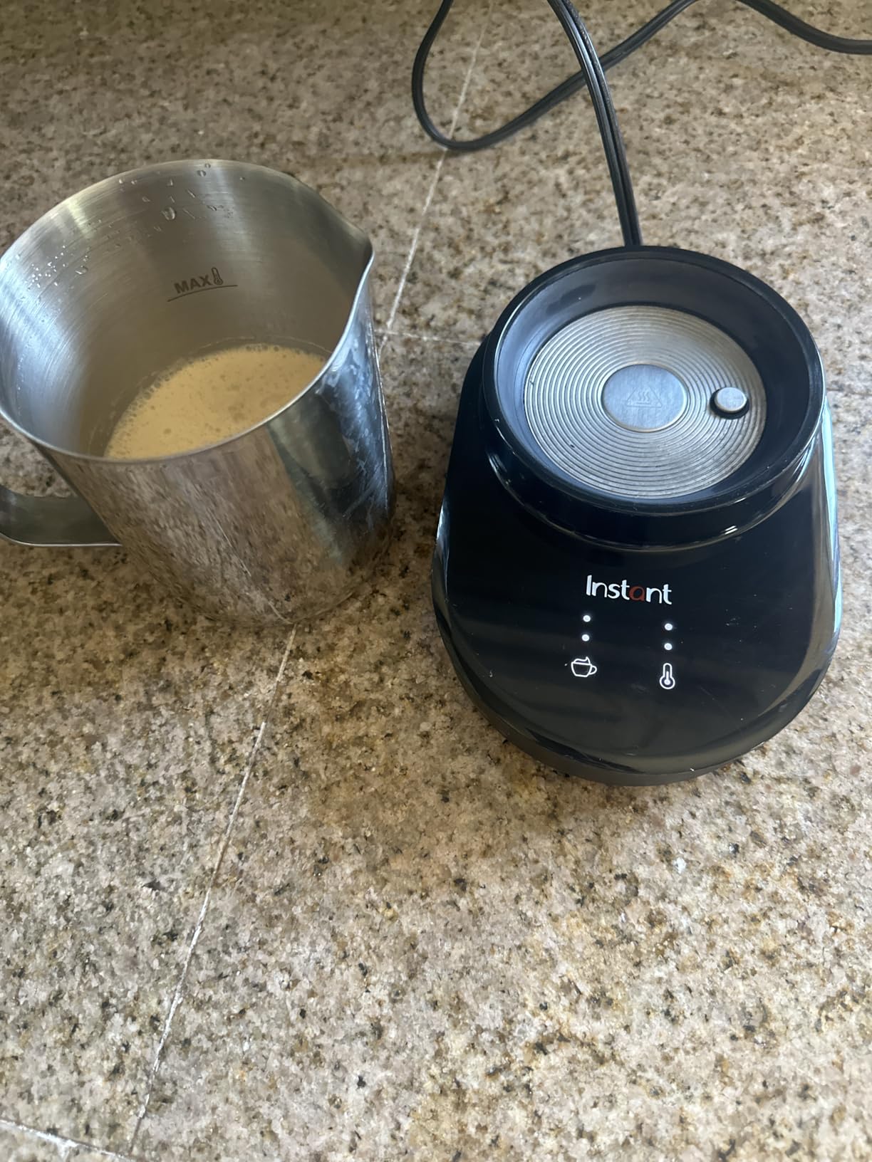 Instant Pot Instant MagicFroth 9-in-1 Electric Milk Steamer and Frother, 17oz Stainless Steel Pitcher, Hot and Cold Foam Maker and Milk Warmer for Lattes, Cappuccinos, Macchiato customer photo 2