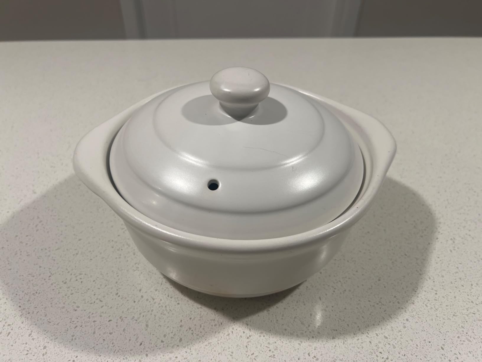 1.9 Quart Black Ceramic Clay Pot for Cooking with Lid - Korean Stone Pot, Healthy No-Coating Earthenware Casserole, Soup Rice Hot Pot Cookware customer photo 2