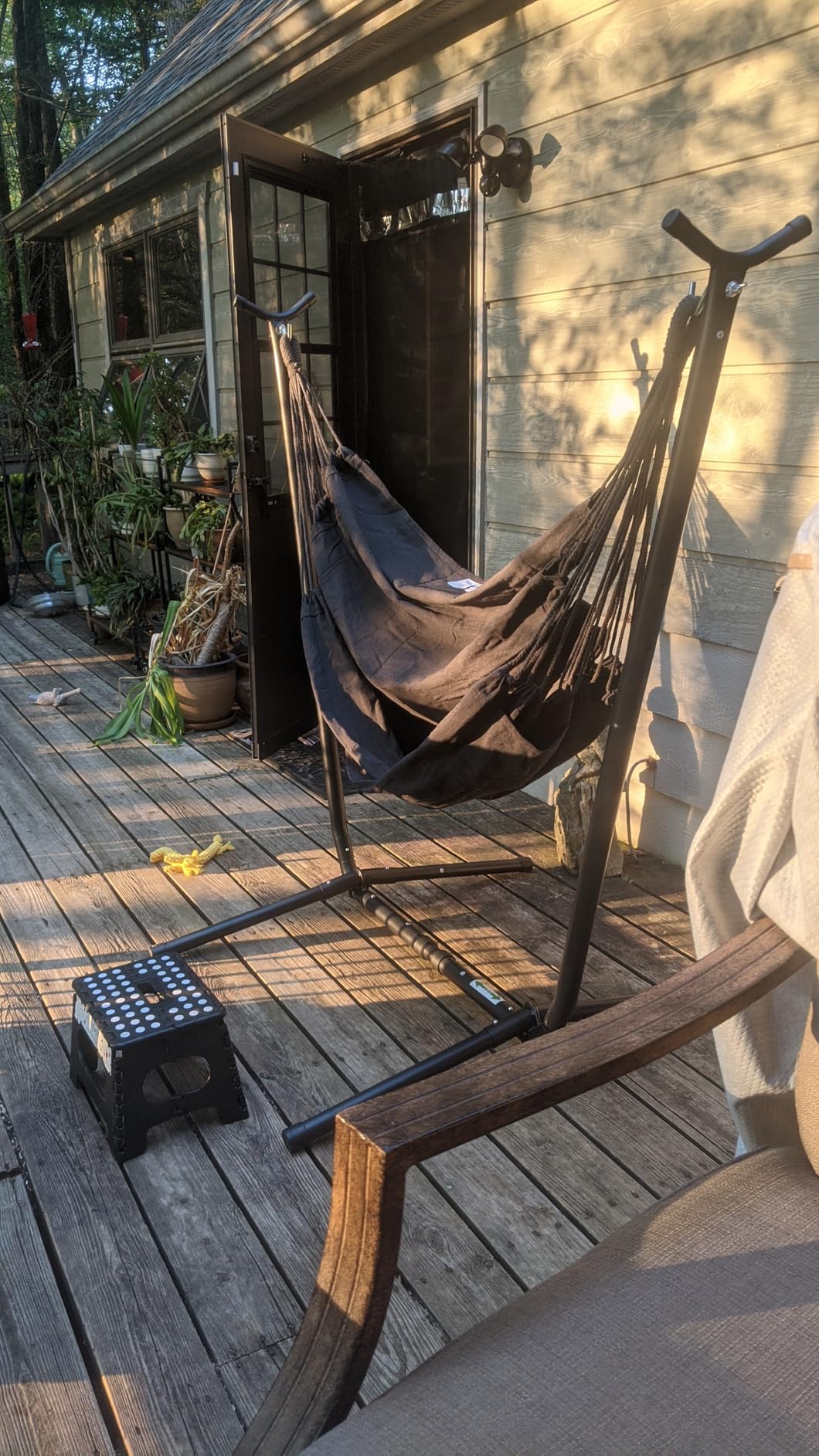 SUNCREAT 2-in-1 Hammocks Convertible Portable Double Hammock with Stand Included, Outdoor Hammock and Stand, Patented customer photo 1