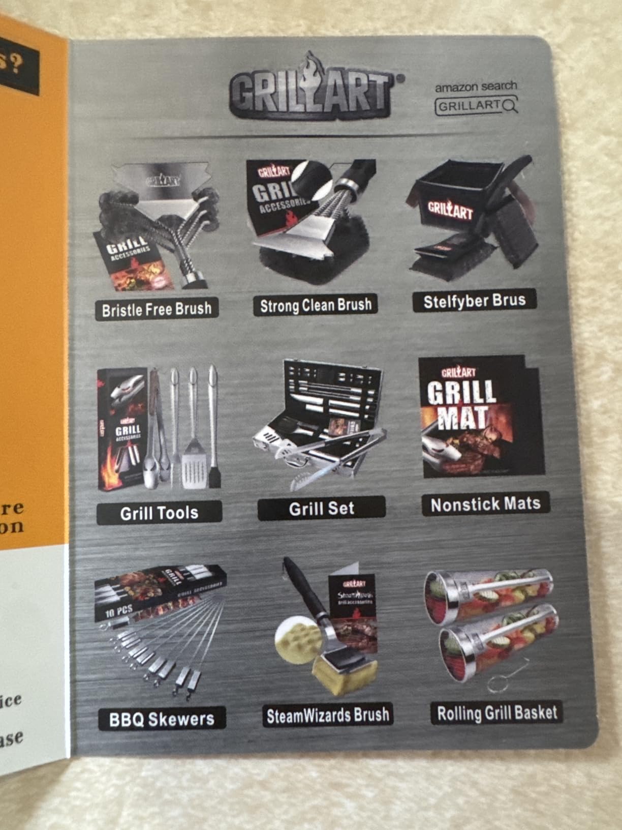 GRILLART Grill Brush Bristle Free. SteamWizards BBQ Replaceable Cleaning Head, Unique Seamless-Fit Scraper Tool for Cast Iron/Stainless-Steel Grates, Safe Barbecue Grill Cleaner-Red customer photo 1