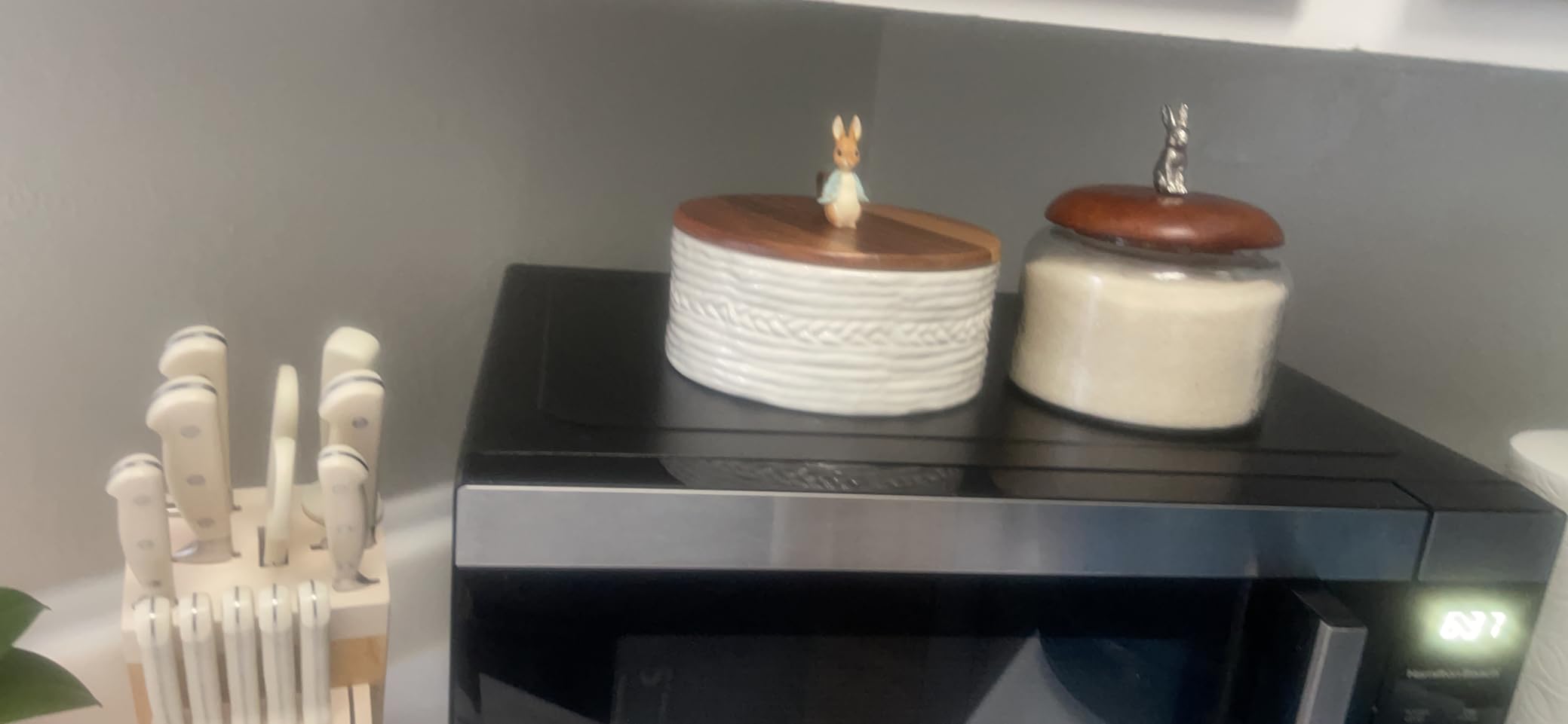 Authentic Wood and Ceramic Tortilla Warmer - Tortilla Holder with Lid - Bread Warmer - Pancake Holder- Roti Box - 8.5 Inches customer photo 2