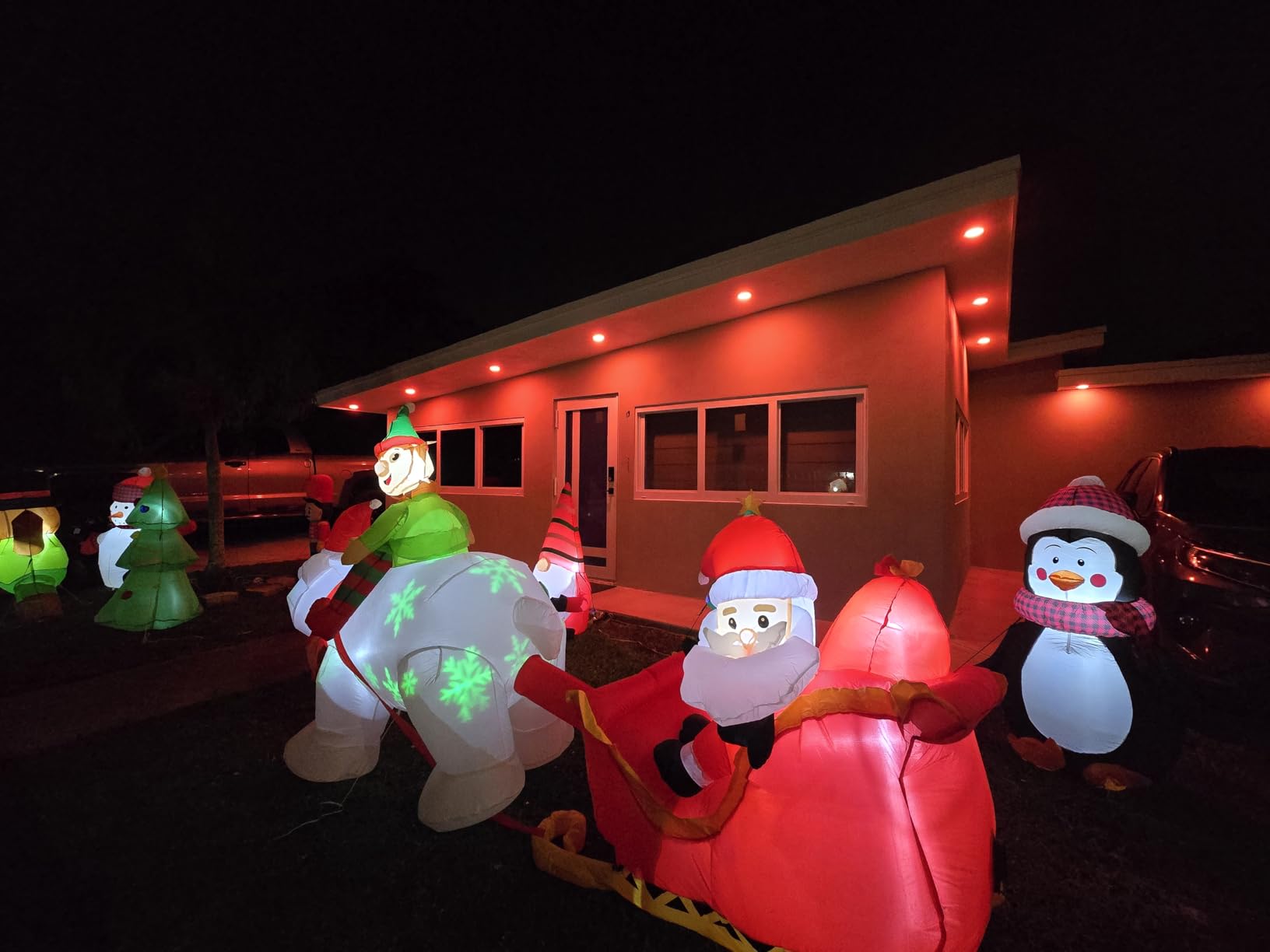 Max Fun 7FT Halloween Inflatables Pumpkin Decorations with LED Build-in Halloween Yard Decoration Blow Up Inflatables for Outdoor Indoor Garden Lawn (7Ft-Halloween Pumpkin) customer photo 1