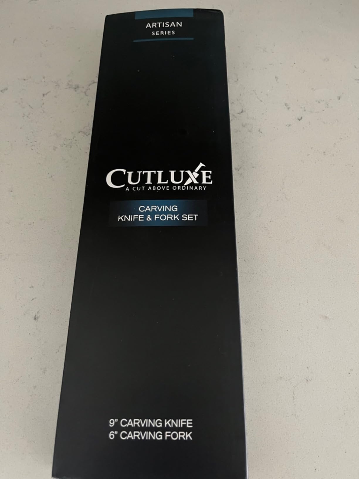 Cutluxe Turkey Carving Knife Set - Carving Fork & Knife for Meat, BBQ, Brisket - Razor Sharp Premium German Steel Full Tang, Ergonomic Handle, Grilling Gifts for Men - Artisan Series customer photo 1