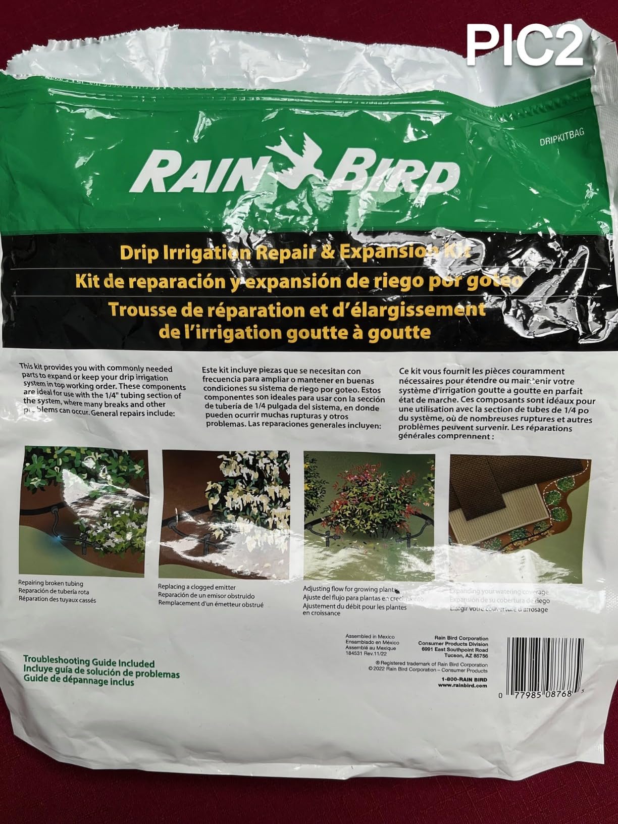 Rain Bird DRIPKITBAG Drip Irrigation Repair and Expansion Kit customer photo 2