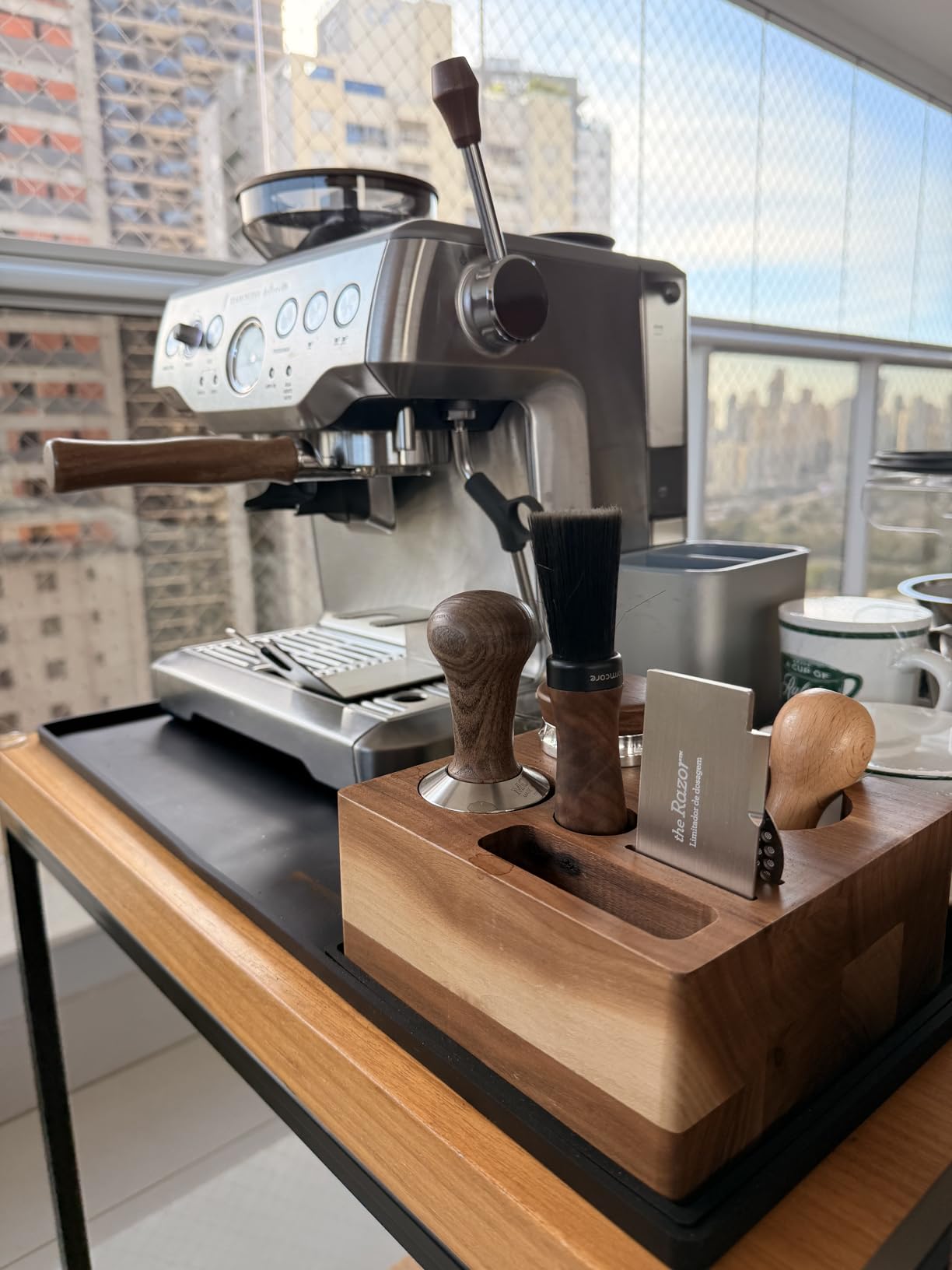 Normcore Barista Brush - Coffee Cleaning Brush - Genuine American Walnut Wood Handle Espresso Brush Cleaner customer photo 2