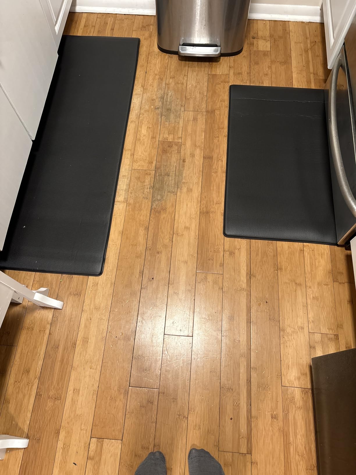 StepLively Kitchen Mat, 2 PCS Kitchen Rugs, Cushioned Kitchen Mats for Floor, Anti Fatigue Kitchen Rug Set, Non-Slip Standing Mat for Kitchen, Office, Sink, 17.3