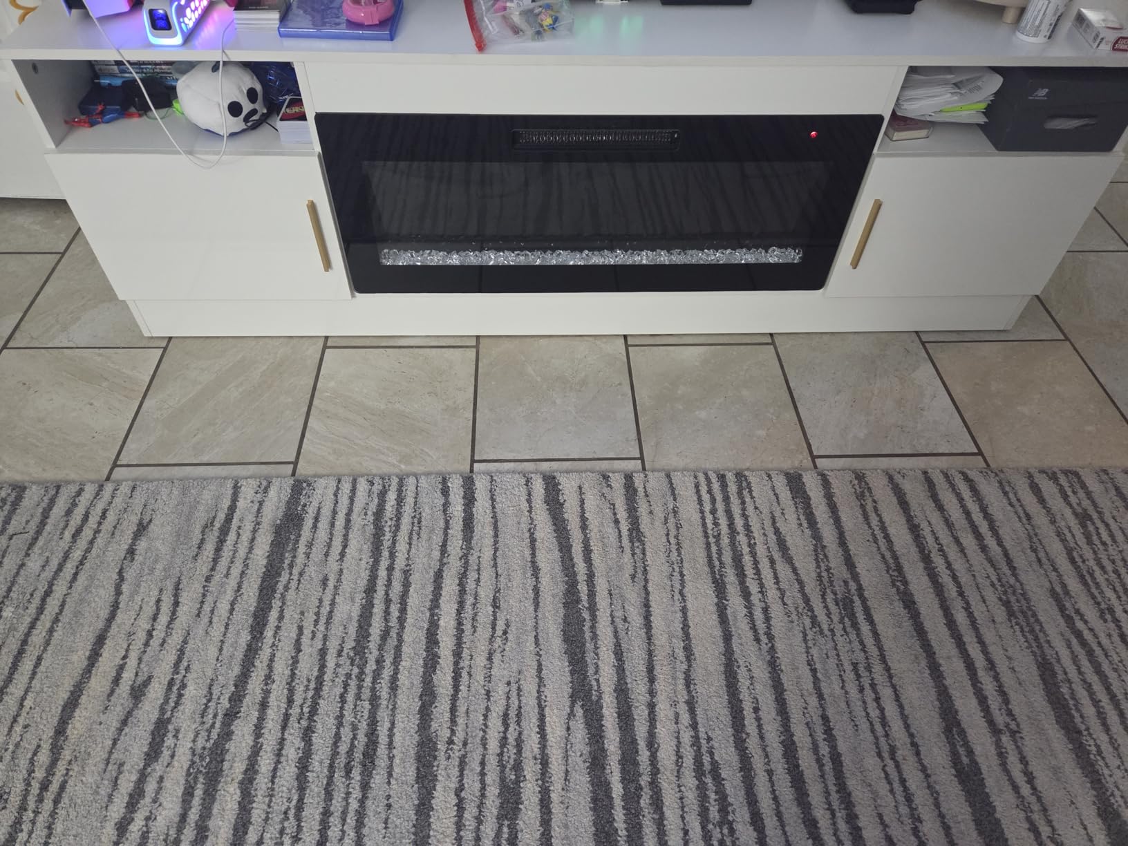 Lemberi Fireplace TV Stand with 36