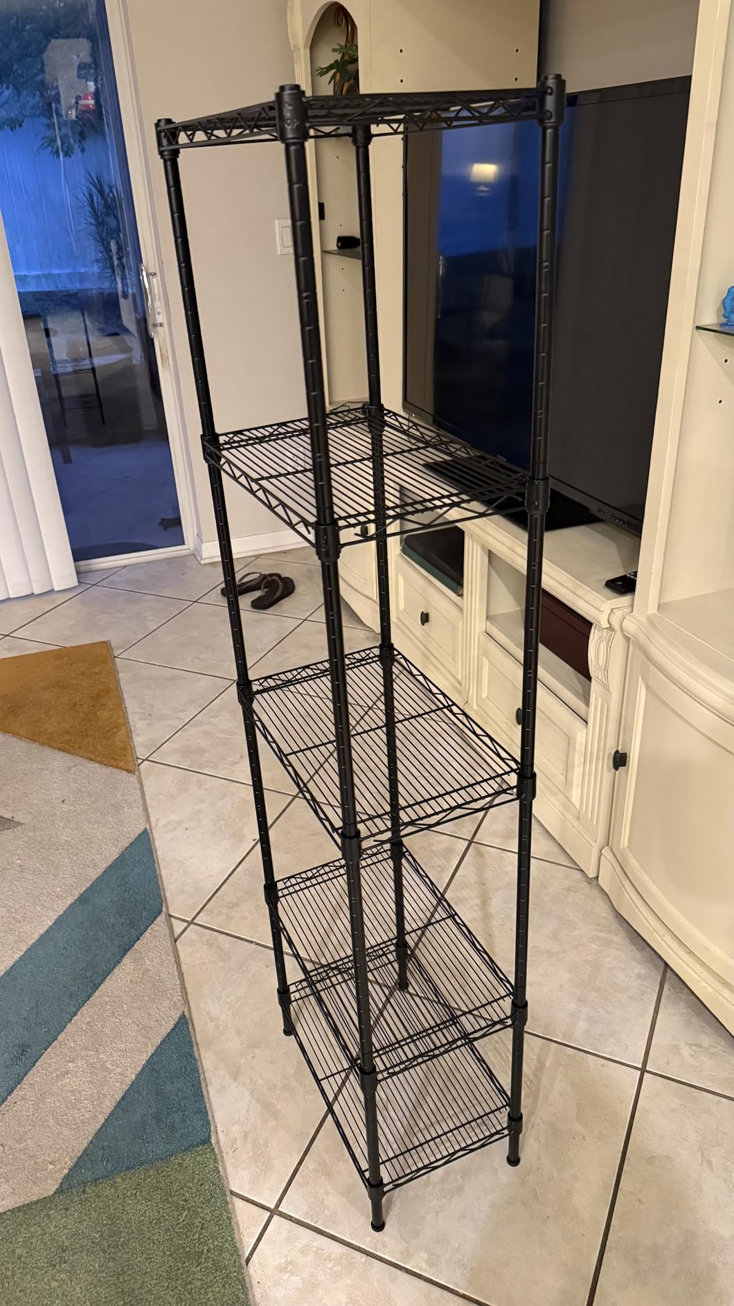 SINGAYE Metal Shelves Wire Shelving：Storage Rack Standing Units Shelf for Kitchen Laundry Bathroom Closet Organizers Pantry Narrow Mesh Adjustable 10