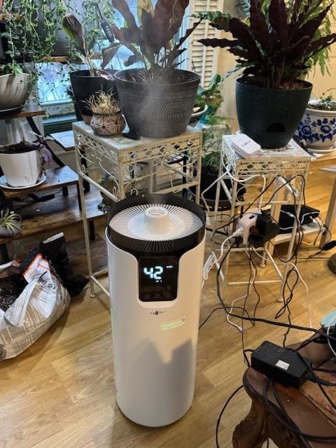 Humidifier large room 16L/4.2Gal - Lacidoll Whole house Humidifier for Home1500 sq.ft. Ultrasonic Cool Mist Humidifiers for Bedroom with Extension Tube & Aroma Box & Night light, White customer photo 1